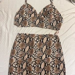 Forever 21 Top and skirt set